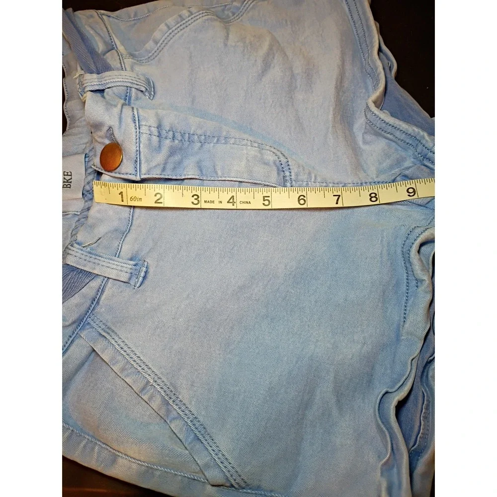BKE Womens Blue Casual Jean Shorts Size 25 Denim Cotton Blend Short - Picture 10 of 10